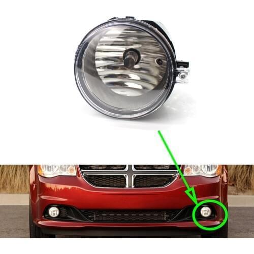 Fog Light For Dodge Charger Caliber Challenger Caravan 2005~2010 Fog Lamp Car Front Bumper Grille Driving Signal Lamps