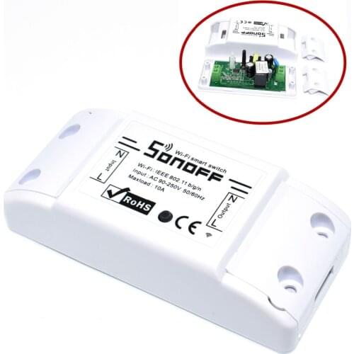 10pcs Wifi Switch DIY Wireless Remote Domotica Light Smart Home Automation Relay Module Controller Work with Alexa