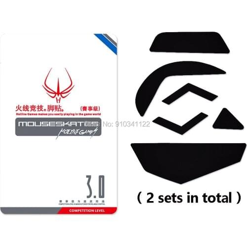 2Sets 0.6mm NEW Hotline/Tiger Gaming Lo.gitech G502 Mouse/Mic Feet/Skates