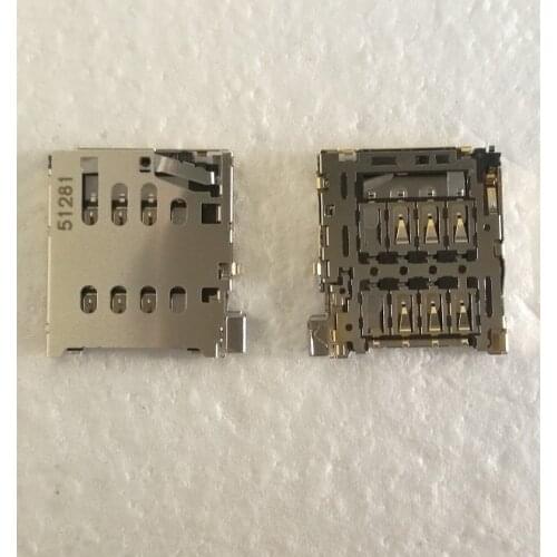 2X SIM Card Reader Socket Holder Connector Tray Repair Replacement for Google Nexus 7 2nd FOR Oneplus One finder5 x909