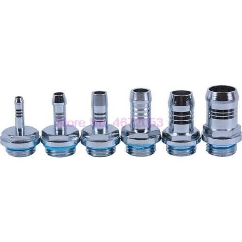 2000pcs/lot Water Cooling Two-Touch Fitting G1/4 Thread Barb Connector for Tube Barb Fitting for Turbing