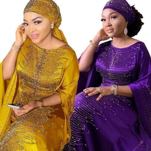 2019 Africa Clothing African Dresses For Women Muslim Long Dress High Quality Length Fashion African Dress For Lady