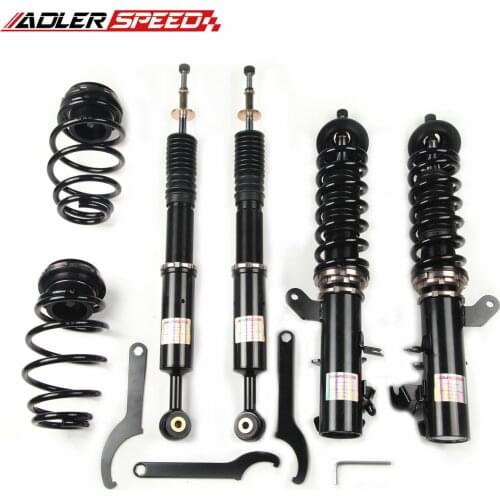 32 Step Mono Tube Coilovers Lowering Suspension Kit for Honda Fit GE 09-14
