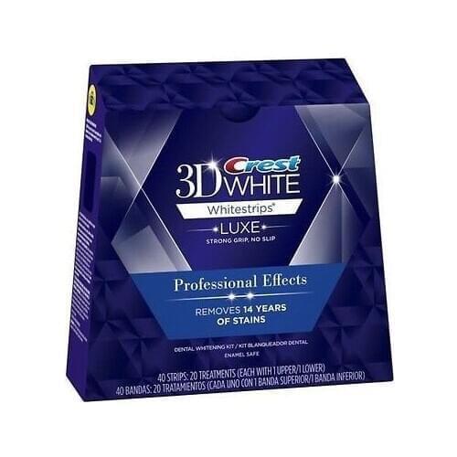 5 Boxes Crest 3D White LUXE Professional Effects Whitestrips Whitening Teeth Crest whitestrips