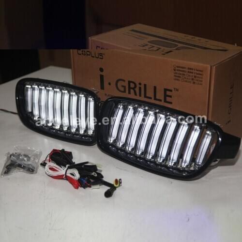 Auto Parts WHITE LED Front Grille For BMW m3 F30-F35 2010-2018