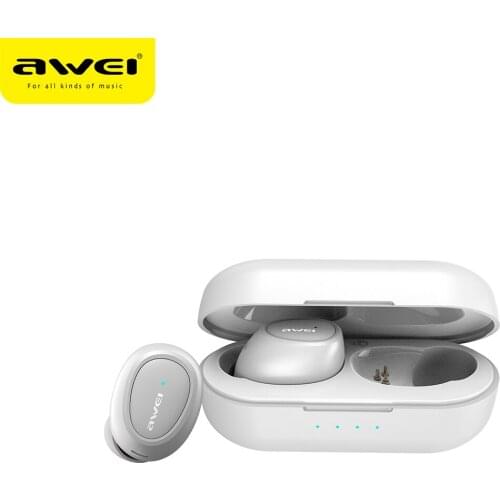 Awei T6C Bluetooth earphone Smart Touch wireless headphones wireless extra bass high quality TWS Earbuds