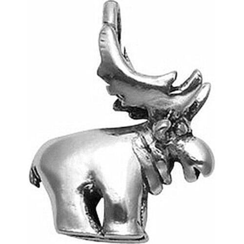 Bracelest Necklaces Making Accessories DIY Allo Anti-silver Animal Canadian Forest Moose Left Charms Animal Jewelry