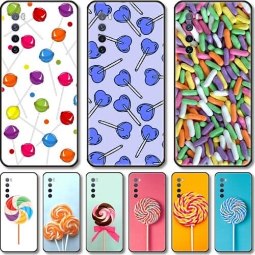 Delicious candy Phone Case For Huawei Nova 2 3 4 5 6 7 8 SE i E Pro Lite black cell shell