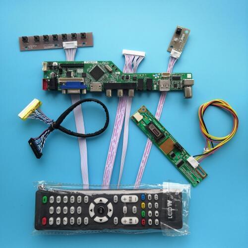 For B121EW03 Resolution Digital Signal Module TV Controller Board 1 lamps 12.1" Mother Board AV VGA 20pin 1280X800