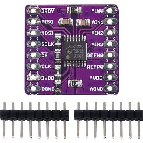 New CJMCU-1220 ADS1220 ADC I2C Low Power 24 Bit A/D Converter