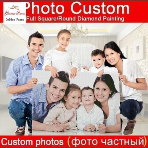 Photo custom!Private custom!DIY Diamond embroidery 5D diamond Painting Cross Stitch Full Square Rhinestone mosaic decor