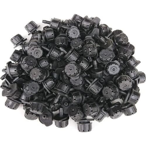 300Pcs Adjustable Irrigation Dripper 1/4 Inch Mini Drip Irrigation Nozzle for Flower Bed, Lawn