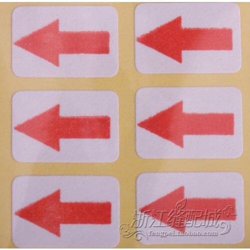 Glue Dry stickers, Rework Paper , Arrow labels, Marking Papers Sewing Machine Parts