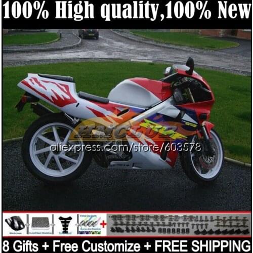 Body For HONDA RVF VFR 400 R RR CC NC35 94 95 96 97 98 36CL.47 VFR400 R V4 VFR400R 1994 1995 1996 1997 1998 Fairing repsol red