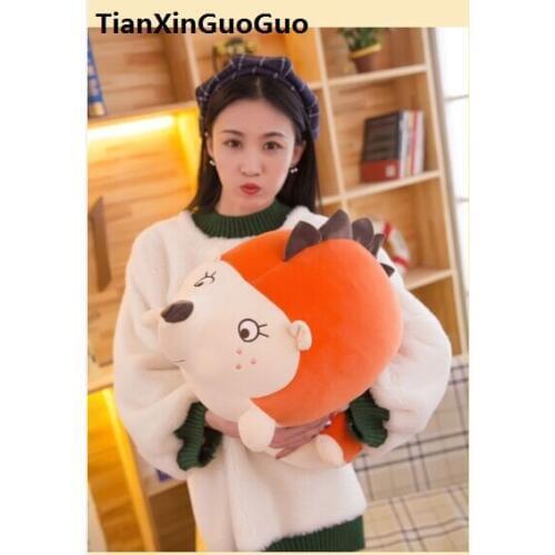 Cartoon Hedgehog about 40cm soft cotton plush toy throw pillow birthday gift h1005