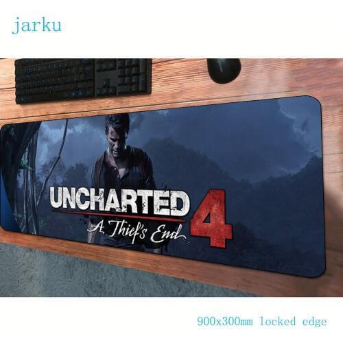 Uncharted pad mouse 900x300x2mm gaming mousepad gel gamer mouse mat pads game Personality computer padmouse pc laptop play mat