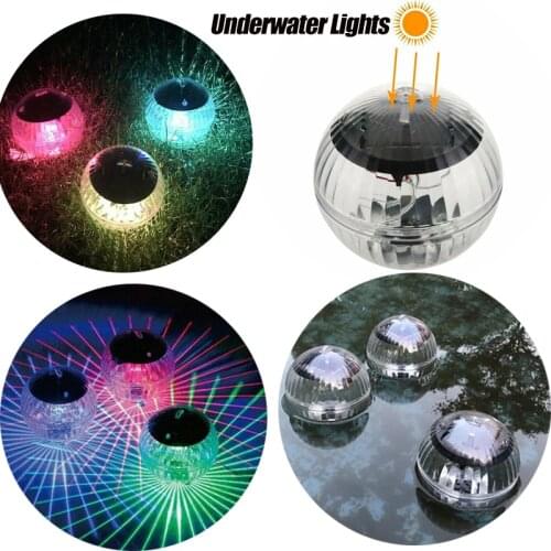 Solar Lamp Floating Ball Light LED For Pond Garden Swimming Pool Fountain Underwater Lights Solar Garden Lamps Floating Lights