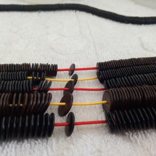 100pcs/lot Natural Coconut Shell Flat Round Spacer Bead 1mm Thickness 6 8 10 12mm for DIY Handmade Buddhism Bijoux Making Crafts