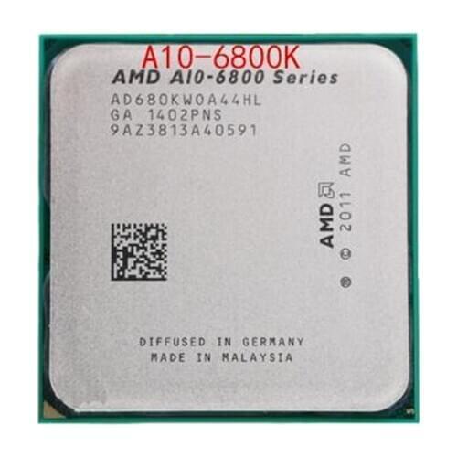 Free shipping AMD A-Series APU X4 A10-6800K A10 6800K FM2 Quad-Core CPU 100% working properly Desktop Processor