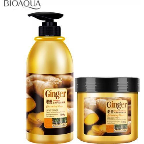 Old Ginger Hair Shampoo And Hair Conditioner Set Hair Care Products Steam Hair Mask Treatment Anti Dandruff Oil Control Nourish
