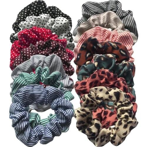 Stylish Girls Ladys Hair Scrunchy Ponytail Holder Bun Hair Elastic Bands Hair Ties Women Hairdress Hair bow Accessories