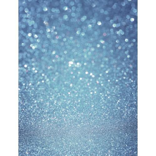 TR 5x7FT Glitter Blue Spots Newborns Baby Wedding Custom Photo Studio Backdrops Dream Blue Photo Backgrounds Vinyl 220cm x 150cm