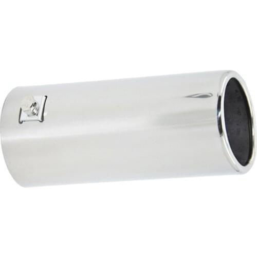 Universal 64mm Stainless Steel Auto Car Tail Exhaust Tip Round Muffler Pipe