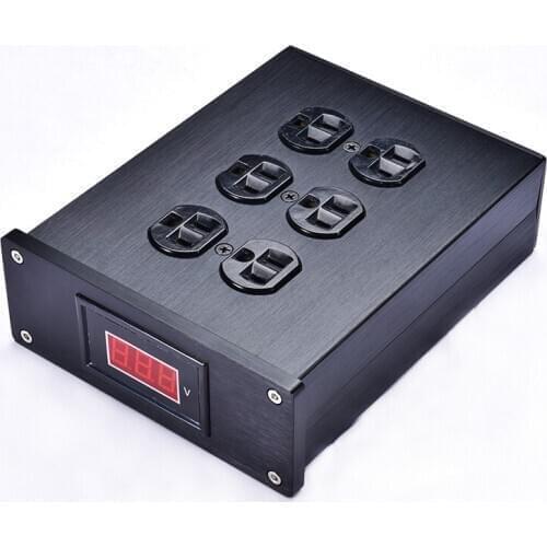 Size W155 H60 L191 American Standard 6-digit American Standard/National Standard Power Socket Box with Digital Display 1506