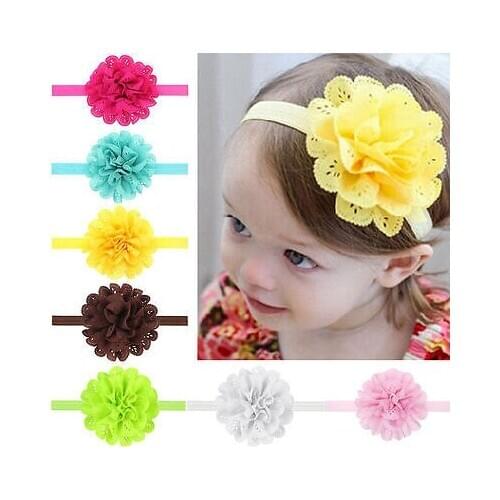 1Pcs Kids Girl Baby Toddler Flower Headband Hair Band Accessories Headwear Gift