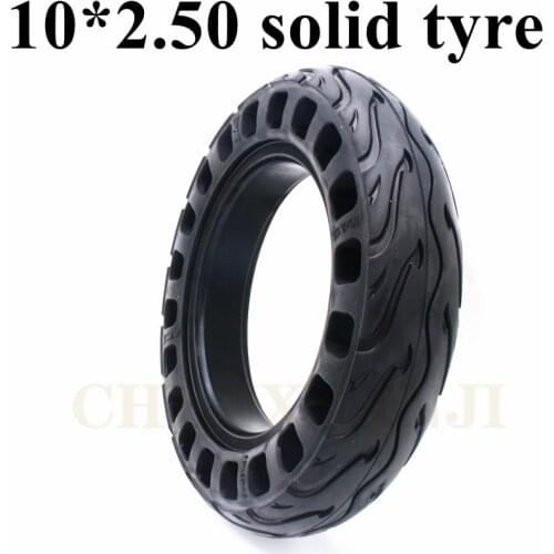 10 Inch Solid Tire 10x2.50 Non Pneumatic Solid Tyre for Electric Scooter Balance Car Electric Bicycle Wheel Parts