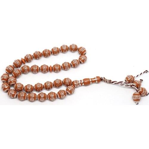 10MM plastic electroplating pattern type Middle East Islam Muslim Tasby Allah Muhammad handmade rosary color random hair