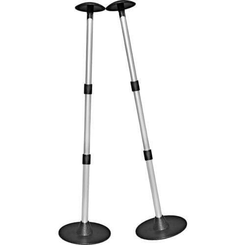 2pcs Camping Tarp Support Stand, Beach Tent Sun Shade Awning Canopy Tarp Poles, Adjustable Height 22 - 54inch