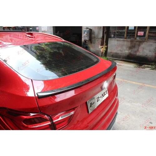 2014-2018 Z-ART for BMW F26 carbon fiber rear spoiler for BMW X4 carbon fiber rear boot spoiler for BMW X4 rear trunk spoiler