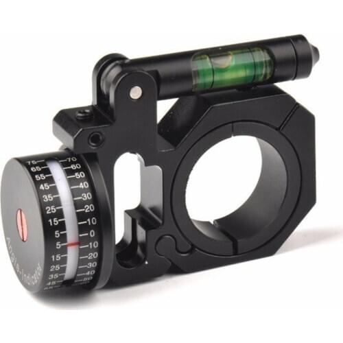 2021 New Right Hand Angle Indicator(ADI/ACI) Rifle Scope Bubble Level Fit 25.4mm/30mm Mount Rings for Optical HT2-0047