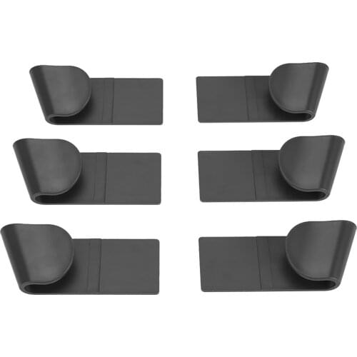 6Pcs Household Punch-Free Wall-Mounted Hanging Holder Pot Lid Storage Pan Pot Cover Rack Holder Kitchen Utensils