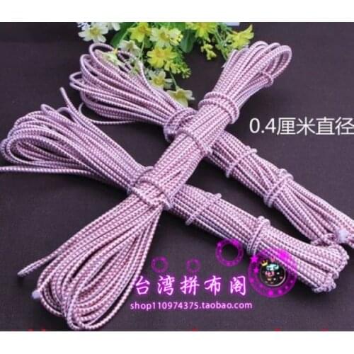 Free Shipping DIY Elastic rope Rubber band Cords for clothe oversleeve length 8M Diameter 4MM
