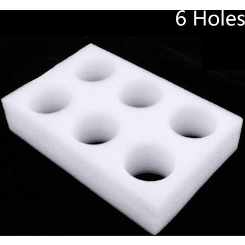 Take-away Foam Cup Holder Tray Supporter Anti-overflow With 4/6 Holes For Milk Coffee Cup Tea Mug Beer Camping Accessories