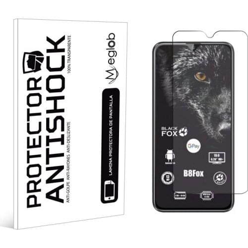 Screen Anti-shock protector Anti-scratch Anti-Shatter compatible with Black Fox B8Fox