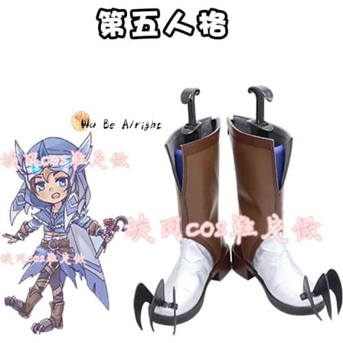 Identity V Mercenary Naib Subedar Cosplay Shoes Boots Game Anime Halloween Carnival Party Props Custom-made