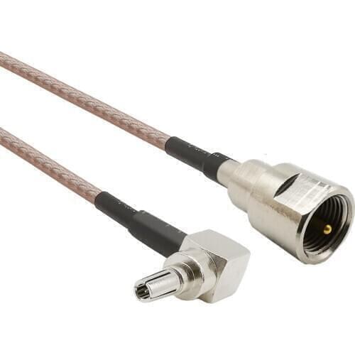 RG316D cable FME Male To CRC9 Male Connector RG316D Cable Pigtail FME to CRC9 Male Plug 90 degree Adapter cable connector