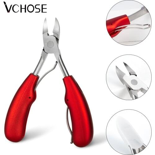 Nail Clippers Scissors Dead Skin Remover Toe Thick Nails Ingrown Toenails Cuticle Cutter Professional Nail Manicure Trimmer Tool