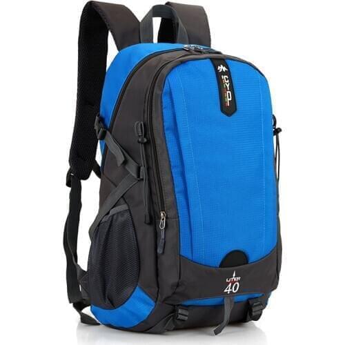 Mens Backpack Student Schoolbag Large Capacity Travel Backpack Large Capacity Notebook Computer Bag Solid Bag Soft Handle Nylon