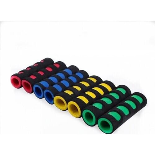 Q182 Nonslip Sponge Mountain Road MTB Bicycle Handlebar Grip Set Soft Foam Bike Bicycle Handle Bar Bicycle Equipment