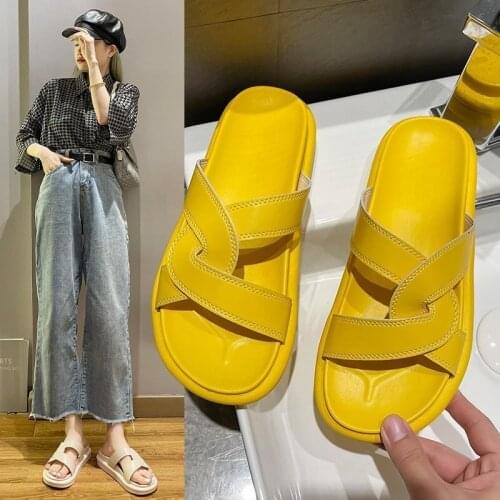 New Woman Slippers Summer Shoes Slip On Home Slippers Flat Shoes for Women Slide Slippers Women Shoes New Arrival Free Shipping