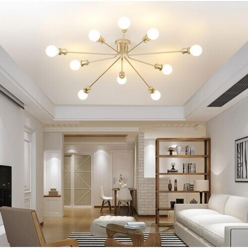 New led Chandelier For Living Room Bedroom Home Deco Gold chandelier Modern Led Ceiling Chandelier Lamp Lighting chandelier