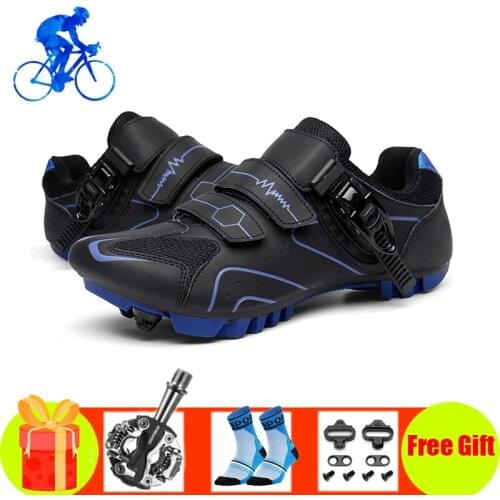 Professional cycling sneakers men women zapatillas ciclismo mtb spd shoes outdoor breathable self-locking riding bicycle shoe