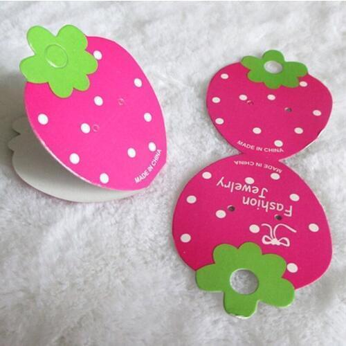 Pink Lovely Jewelry Display Packaging Card 200pcs/lot Children Jewelry/Necklace/Bracelet Display Hanging Cards Free Shipping