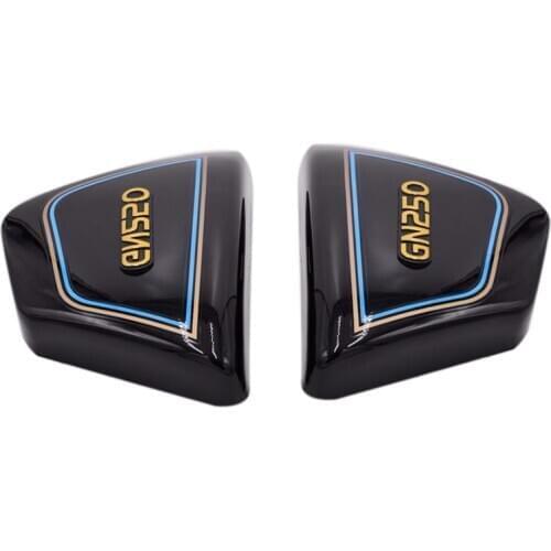 1 Pair Right & Left Frame Side Covers Panels For Suzuki Motorcycle Parts Gn 250 Gn250 Gn250 Motorcycle Parts Black