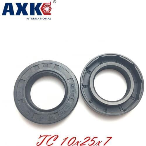 10PCS TC Tape Skeleton Oil Seals 10x16x4 10x20x5 10x22x6 10x24x7 10x25x7 Radial Shaft Seals NBR Gaskets Skeleton Oil Seals