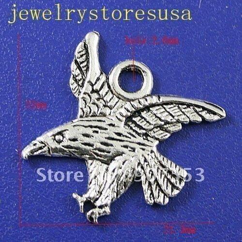 20pcs Tibetan silver flying eagle pendants H0164